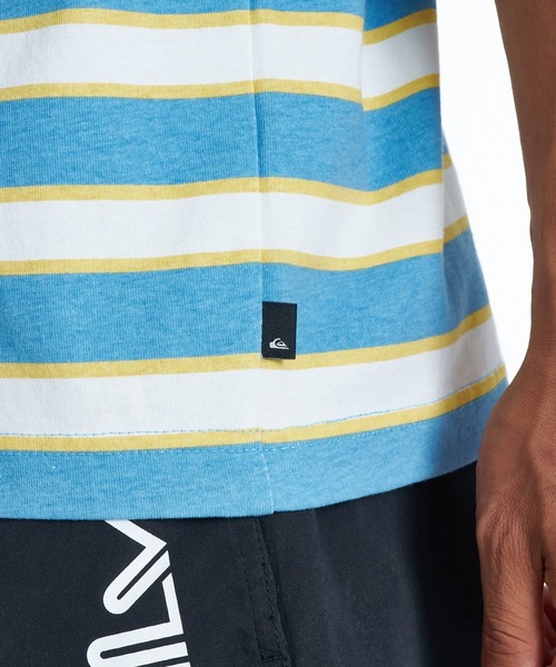 Quiksilver(クイックシルバー)の「QUIKSILVER メンズ QS BORDER ST 半袖ボーダーTシャツ レギュラーフィット【2026年夏モデル】(Tシャツ/カットソー・メンズ・ホワイト/マスタード/ブルー・LARGE/MEDIUM/X-LARGE)」の10枚目の写真