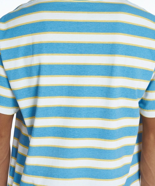 Quiksilver(クイックシルバー)の「QUIKSILVER メンズ QS BORDER ST 半袖ボーダーTシャツ レギュラーフィット【2026年夏モデル】(Tシャツ/カットソー・メンズ・ホワイト/マスタード/ブルー・LARGE/MEDIUM/X-LARGE)」の11枚目の写真