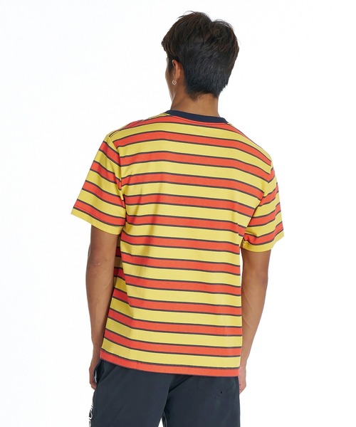 Quiksilver(クイックシルバー)の「QUIKSILVER メンズ QS BORDER ST 半袖ボーダーTシャツ レギュラーフィット【2026年夏モデル】(Tシャツ/カットソー・メンズ・ホワイト/マスタード/ブルー・LARGE/MEDIUM/X-LARGE)」の13枚目の写真