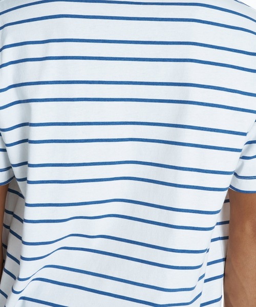 Quiksilver(クイックシルバー)の「QUIKSILVER メンズ QS BORDER ST 半袖ボーダーTシャツ レギュラーフィット【2026年夏モデル】(Tシャツ/カットソー・メンズ・ホワイト/マスタード/ブルー・LARGE/MEDIUM/X-LARGE)」の6枚目の写真
