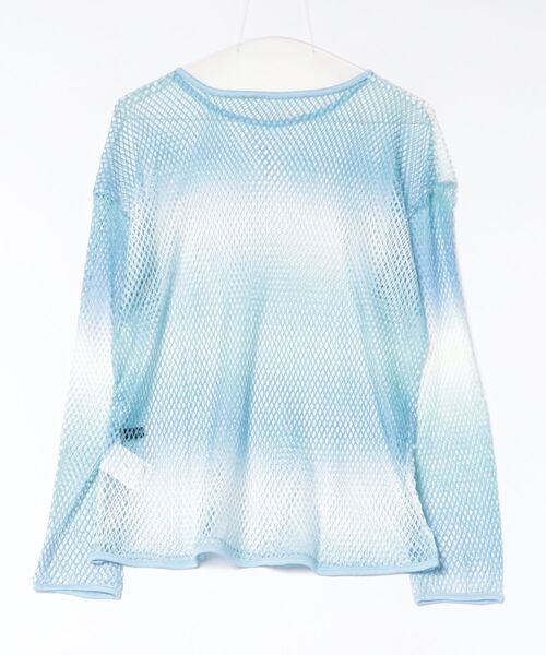 GORGE(ゴージ)の「グラデーションフィッシュネットプルオーバー(Tシャツ/カットソー・レディース・イエロー/グリーン・F)」の10枚目の写真