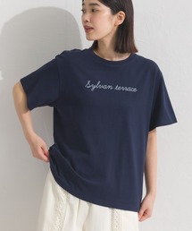きれいめロゴプリント半袖Tシャツ