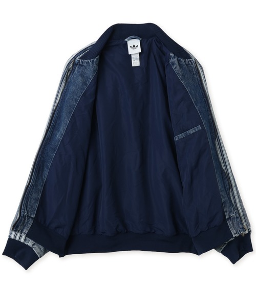 adidas(アディダス)の「adidas SST TRACK TOP / アディダス SST トラックトップ(デニムジャケット・メンズ・ライトインディゴブルー・S/M/L/XL/XXL/3XL)」の4枚目の写真