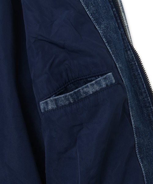 adidas(アディダス)の「adidas SST TRACK TOP / アディダス SST トラックトップ(デニムジャケット・メンズ・ライトインディゴブルー・S/M/L/XL/XXL/3XL)」の5枚目の写真