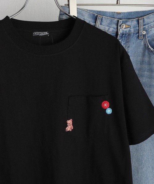WESTSEA(ウエストシー)の「刺繍ポケット オーバーサイズ 半袖Tシャツ(Tシャツ/カットソー・メンズ・ホワイト/ブラック系その他3/ホワイト系その他3/ホワイト系その他5/ブラック系その他6/ブラック系その他5/ホワイト系その他6・L/M)」の7枚目の写真