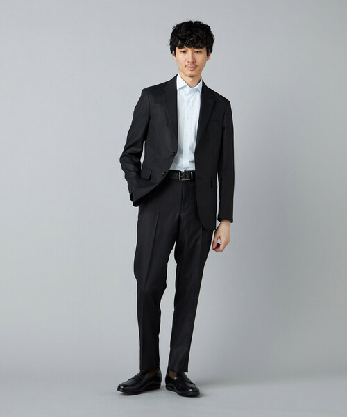 COMME CA MEN（コムサメン）の「【セットアップ対応】エンボス千鳥 シングルテーラードジャケット（テーラードジャケット・メンズ・ブラウン/ネイビー・L/S/M/XS）」の4枚目の写真