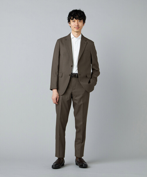 COMME CA MEN（コムサメン）の「【セットアップ対応】エンボス千鳥 シングルテーラードジャケット（テーラードジャケット・メンズ・ブラウン/ネイビー・L/S/M/XS）」の7枚目の写真