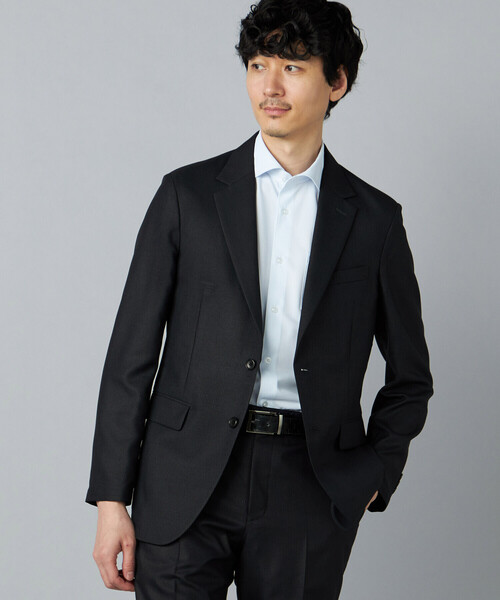 COMME CA MEN（コムサメン）の「【セットアップ対応】エンボス千鳥 シングルテーラードジャケット（テーラードジャケット・メンズ・ブラウン/ネイビー・L/S/M/XS）」の10枚目の写真