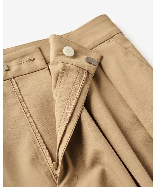 DoCLASSE( ドゥクラッセ)の「ヘザーストレッチ・2タックワイドパンツ(その他パンツ・レディース・グレー/ベージュ・11/9/13/7)」の8枚目の写真