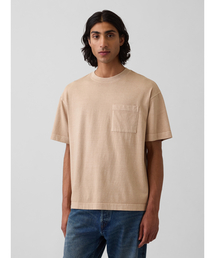 GAP（ギャップ）の「オーバーサイズ クロップド ポケットTシャツ（Tシャツ/カットソー）」