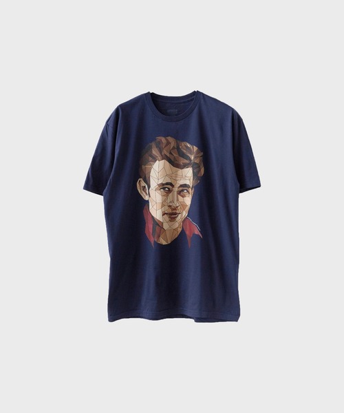 UNSTOA(アンストア)の「JAMES DEAN TEE /JD5182 秋服 冬服(Tシャツ/カットソー・メンズ・ネイビー・S/M/L/XL)」の1枚目の写真