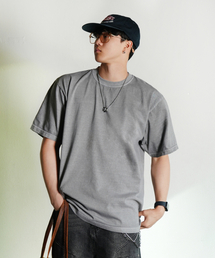 15番手ピグメントエッセンシャルクルーネック_PIGMENT GRAY