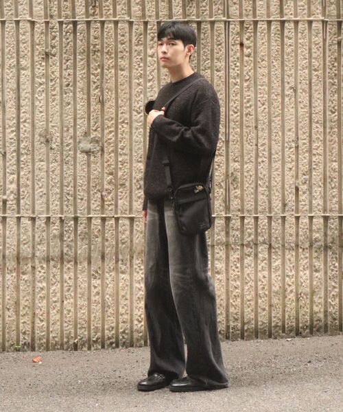NONBLANK（ノンブランク）の「ネフラウンドニット_BLACK（ニット/セーター・メンズ・ブラック・MEDIUM/LARGE/X-LARGE）」の20枚目の写真