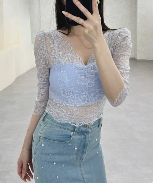 カップ付レーストップス（Tシャツ/カットソー）｜ROYAL PARTY