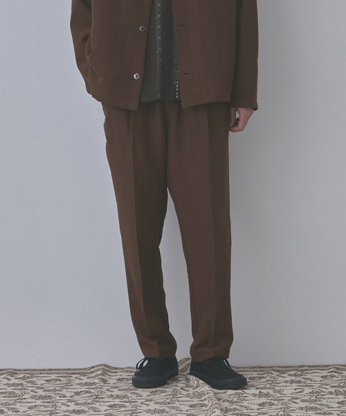 URBAN COLLECTION(アーバンコレクション)の「【URBAN COLLECTION/アーバンコレクション】UVカット ライトプリペラワイドイージーパンツ(その他パンツ・メンズ・チャコールグレー/ベージュ/ブラウン・XL/L/M/S)」の2枚目の写真