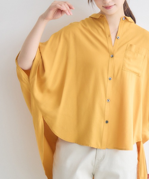 KATHARINE ROSS(キャサリンロス)の「バックギャザーショートブラウス(シャツ/ブラウス・レディース・カーキ/イエロー・FREE)」の10枚目の写真