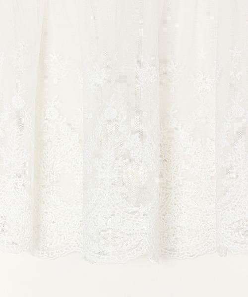 MINCO(ミンシオ)の「Pia Lace Short Wrap Skirt (White)(スカート・レディース・その他・FREE)」の2枚目の写真