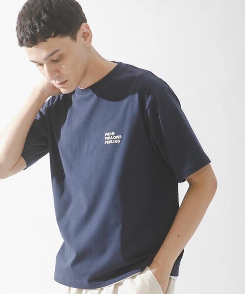 URBAN RESEARCH Sonny Label(アーバンリサーチサニーレーベル)の「ワンポイント刺繍ショートスリーブTシャツ(Tシャツ/カットソー・メンズ・ホワイト/チャコールグレー/ネイビー・MEDIUM/LARGE/X-LARGE)」の3枚目の写真