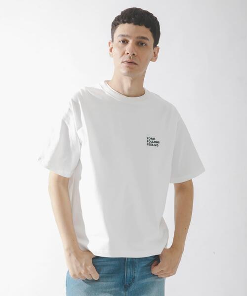 URBAN RESEARCH Sonny Label(アーバンリサーチサニーレーベル)の「ワンポイント刺繍ショートスリーブTシャツ(Tシャツ/カットソー・メンズ・ホワイト/チャコールグレー/ネイビー・MEDIUM/LARGE/X-LARGE)」の1枚目の写真
