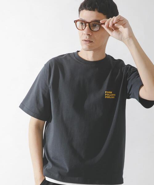 URBAN RESEARCH Sonny Label(アーバンリサーチサニーレーベル)の「ワンポイント刺繍ショートスリーブTシャツ(Tシャツ/カットソー・メンズ・ホワイト/チャコールグレー/ネイビー・MEDIUM/LARGE/X-LARGE)」の2枚目の写真