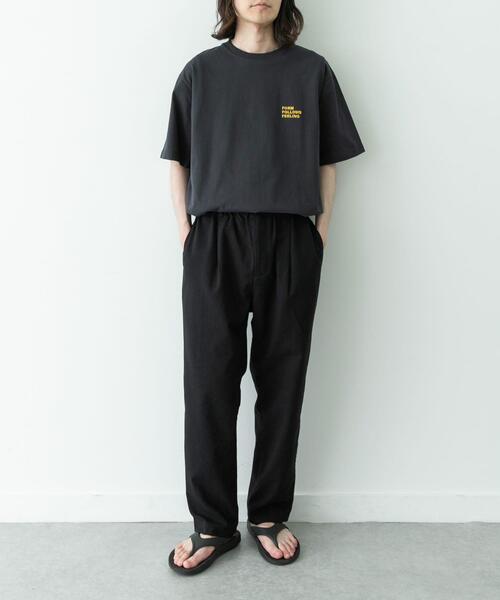 URBAN RESEARCH Sonny Label(アーバンリサーチサニーレーベル)の「ワンポイント刺繍ショートスリーブTシャツ(Tシャツ/カットソー・メンズ・ホワイト/チャコールグレー/ネイビー・MEDIUM/LARGE/X-LARGE)」の8枚目の写真
