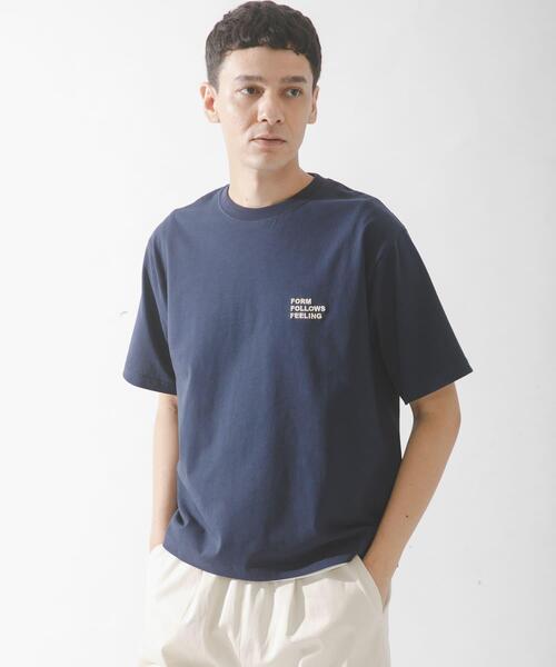 URBAN RESEARCH Sonny Label(アーバンリサーチサニーレーベル)の「ワンポイント刺繍ショートスリーブTシャツ(Tシャツ/カットソー・メンズ・ホワイト/チャコールグレー/ネイビー・MEDIUM/LARGE/X-LARGE)」の12枚目の写真
