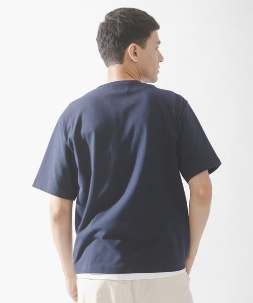 URBAN RESEARCH Sonny Label(アーバンリサーチサニーレーベル)の「ワンポイント刺繍ショートスリーブTシャツ(Tシャツ/カットソー・メンズ・ホワイト/チャコールグレー/ネイビー・MEDIUM/LARGE/X-LARGE)」の13枚目の写真