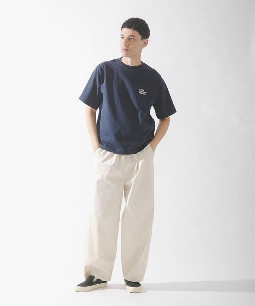 URBAN RESEARCH Sonny Label(アーバンリサーチサニーレーベル)の「ワンポイント刺繍ショートスリーブTシャツ(Tシャツ/カットソー・メンズ・ホワイト/チャコールグレー/ネイビー・MEDIUM/LARGE/X-LARGE)」の15枚目の写真