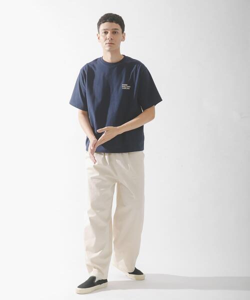 URBAN RESEARCH Sonny Label(アーバンリサーチサニーレーベル)の「ワンポイント刺繍ショートスリーブTシャツ(Tシャツ/カットソー・メンズ・ホワイト/チャコールグレー/ネイビー・MEDIUM/LARGE/X-LARGE)」の17枚目の写真