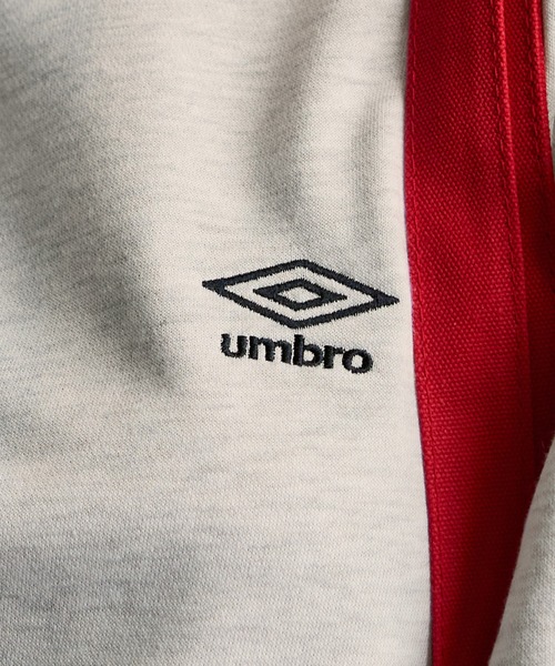 UMBRO(アンブロ)の「【UMBRO/アンブロ】限定 ライン使い刺しゅう裏毛トップス(スウェット・レディース・杢グレー/ネイビー/ブラウン・M/L/LL)」の10枚目の写真