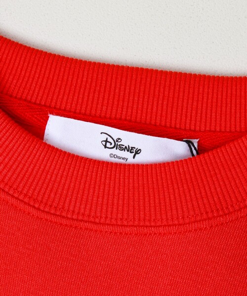 GLOSTER(グロスター)の「【MICKEY/ミッキー】裏起毛クルーネックトレーナー 袖デニム(スウェット・メンズ・レッド・M/L)」の3枚目の写真