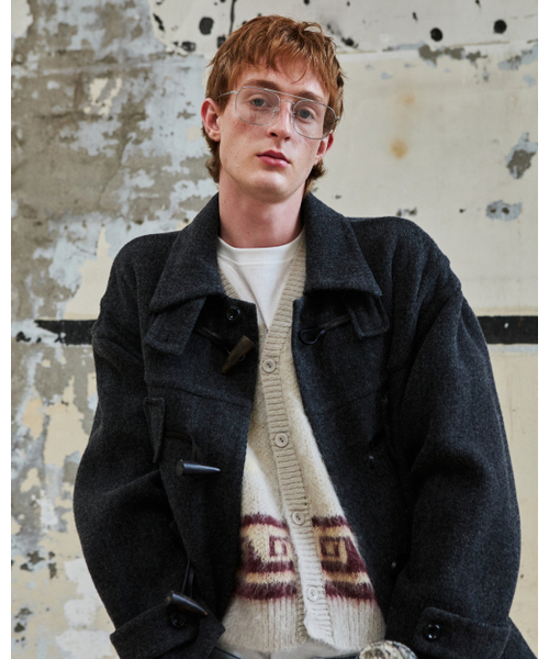 THEENDQUESTION(ジエンドクエスチョン)の「Toggle handmade coat / DARK GRAY(ダッフルコート・レディース・その他・FREE)」の2枚目の写真