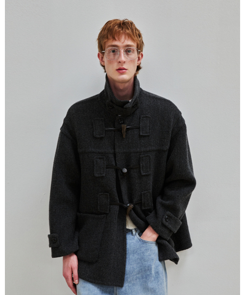 THEENDQUESTION(ジエンドクエスチョン)の「Toggle handmade coat / DARK GRAY(ダッフルコート・レディース・その他・FREE)」の5枚目の写真
