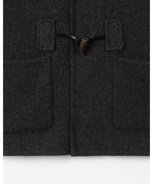 THEENDQUESTION(ジエンドクエスチョン)の「Toggle handmade coat / DARK GRAY(ダッフルコート・レディース・その他・FREE)」の8枚目の写真