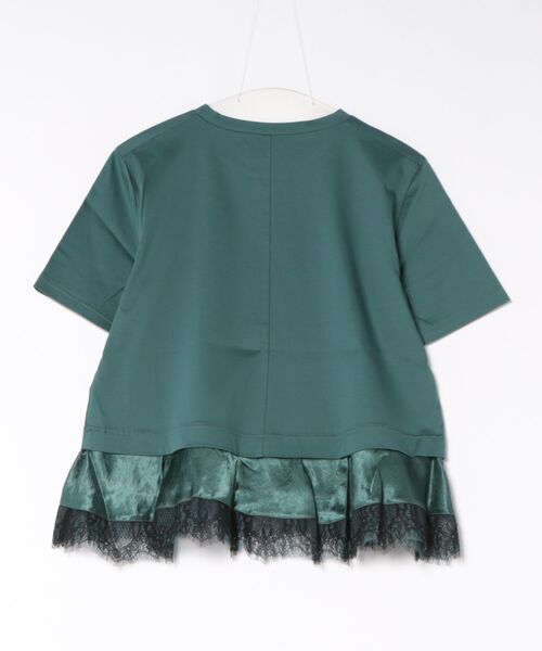 Marilyn Moon(マリリンムーン)の「eyelash lace hem cut-sew(Tシャツ/カットソー・レディース・ブラック/ホワイト/グリーン・FREE)」の22枚目の写真