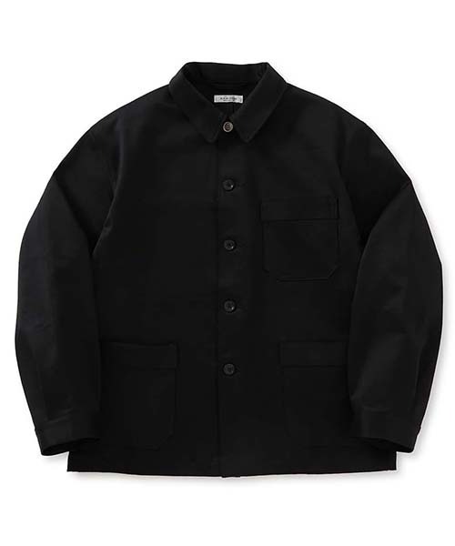 HOLLYWOOD RANCH MARKET(ハリウッドランチマーケット)の「ジャーマンチノ カバーオールジャケット(カバーオール・メンズ・カーキ/ダークオリーブ/ブラック・L/M/S/XL)」の2枚目の写真
