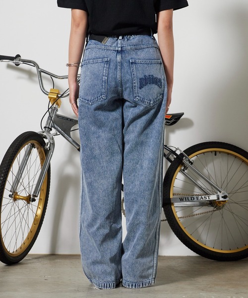 adidas(アディダス)の「adidas/アディダス SST DENIM JEANS STRAIGHT LEG デニム ジーンズ ストレートレッグ デニムパンツ ワイドパンツ ストレートシルエット サイドライン メンズ レディース 2026年 夏 夏服(デニムパンツ・メンズ・ブルー・30inch/32inch/34inch/36inch)」の21枚目の写真