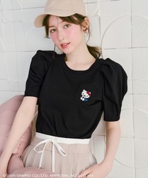 WILLSELECTION（ウィルセレクション）の「【7/16(thu)発売】WILLSELECTION×HELLO KITTY 刺繍カットトップス（Tシャツ/カットソー）」