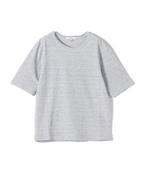 SHIPS(シップス)の「ランダム パイル コンパクト TEE(Tシャツ/カットソー・レディース・カーキ/ライトブルー/ブラック・ONE SIZE)」の6枚目の写真