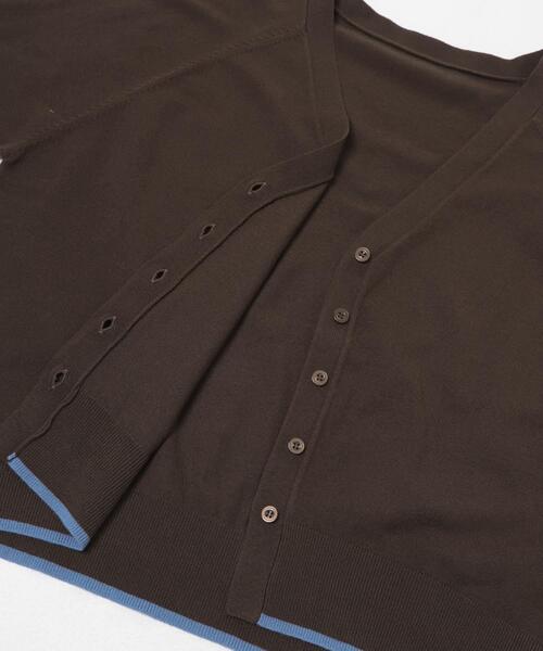 ITEMS URBANRESEARCH(アイテムズ アーバンリサーチ)の「ソフトタッチハイショクカーディガン(カーディガン/ボレロ・レディース・ブラウン/ネイビー/ライトベージュ・FREE)」の5枚目の写真