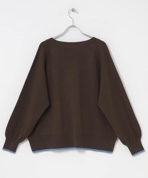 ITEMS URBANRESEARCH(アイテムズ アーバンリサーチ)の「ソフトタッチハイショクカーディガン(カーディガン/ボレロ・レディース・ブラウン/ネイビー/ライトベージュ・FREE)」の6枚目の写真