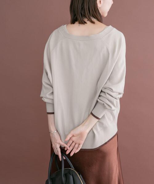 ITEMS URBANRESEARCH(アイテムズ アーバンリサーチ)の「ソフトタッチハイショクカーディガン(カーディガン/ボレロ・レディース・ブラウン/ネイビー/ライトベージュ・FREE)」の12枚目の写真