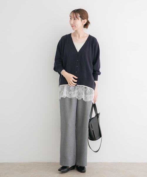 ITEMS URBANRESEARCH(アイテムズ アーバンリサーチ)の「ソフトタッチハイショクカーディガン(カーディガン/ボレロ・レディース・ブラウン/ネイビー/ライトベージュ・FREE)」の21枚目の写真