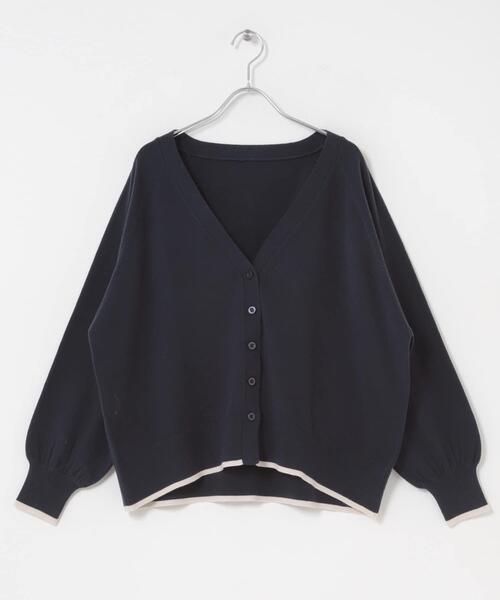ITEMS URBANRESEARCH(アイテムズ アーバンリサーチ)の「ソフトタッチハイショクカーディガン(カーディガン/ボレロ・レディース・ブラウン/ネイビー/ライトベージュ・FREE)」の22枚目の写真