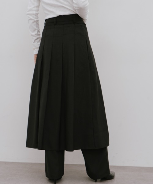 HANNE（アン）の「スカートレイヤードパンツ（その他パンツ・レディース・ブラック/グレー・S/M）」の19枚目の写真