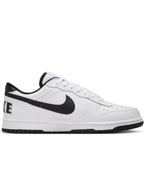 NIKE(ナイキ)の「NIKE ナイキ ナイキ ビッグナイキ LOW(スニーカー・メンズ・ホワイト×ブラック・25.0cm/27.5cm/27.0cm/26.5cm/26.0cm/25.5cm/28.0cm)」の2枚目の写真