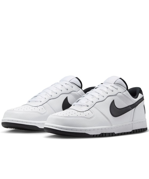 NIKE(ナイキ)の「NIKE ナイキ ナイキ ビッグナイキ LOW(スニーカー・メンズ・ホワイト×ブラック・25.0cm/27.5cm/27.0cm/26.5cm/26.0cm/25.5cm/28.0cm)」の3枚目の写真