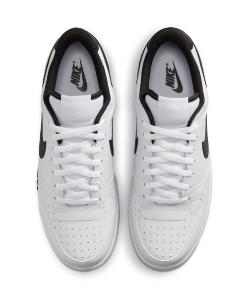 NIKE(ナイキ)の「NIKE ナイキ ナイキ ビッグナイキ LOW(スニーカー・メンズ・ホワイト×ブラック・25.0cm/27.5cm/27.0cm/26.5cm/26.0cm/25.5cm/28.0cm)」の4枚目の写真