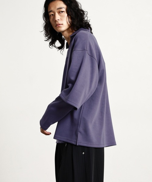 RAGEBLUE（レイジブルー）の「【LUXURY＋EASY】＜接触冷感/吸水速乾＞SKIPPER FAKE LAYERED T-SHIRTS/ラグイージースキッパーフェイクレイヤードTシャツ（Tシャツ/カットソー・メンズ・パープル/ブラック/グレー・MEDIUM/LARGE）」の13枚目の写真