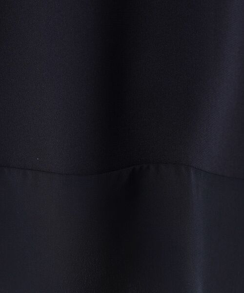COUP DE CHANCE(クードシャンス)の「【手洗い可/日本製】スムースジャージ七分袖カットソー(Tシャツ/カットソー・レディース・ネイビー/ブラック系/ベージュ系/ボルドー・34/38)」の12枚目の写真